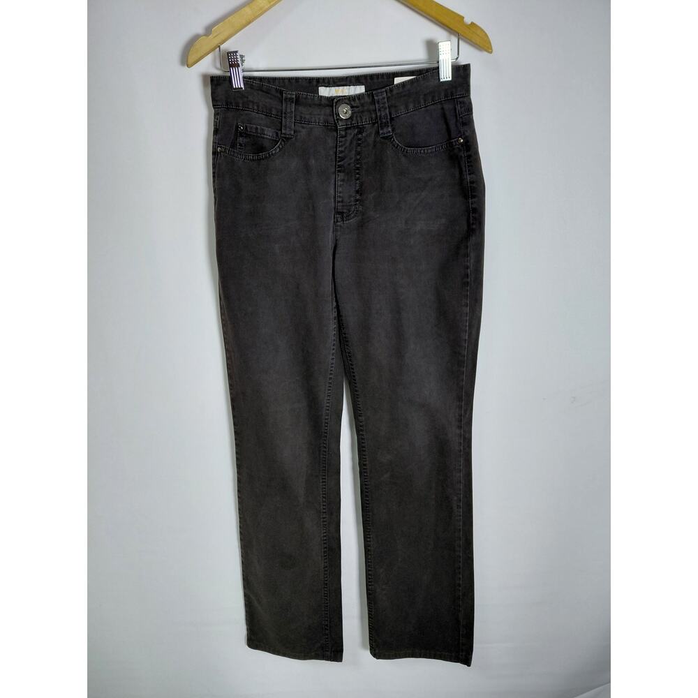 MAC Angela Jeans Gray Women Solid Denim Size 36/32-See Measurements